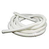 Flexibele aanzuigslang, wit 10 x 1 mtr